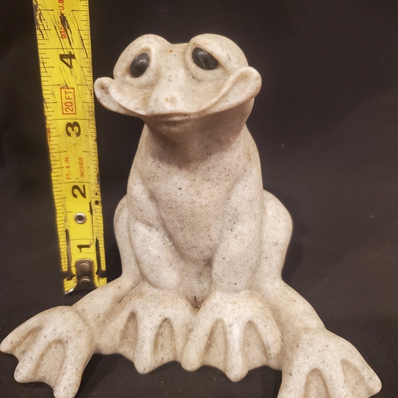 Quarry Critters Second Nature Design FABIO Sitting Frog Figurine 2001 - Picture 5 of 7